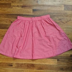 Pink Fossil Skirt with Pockets